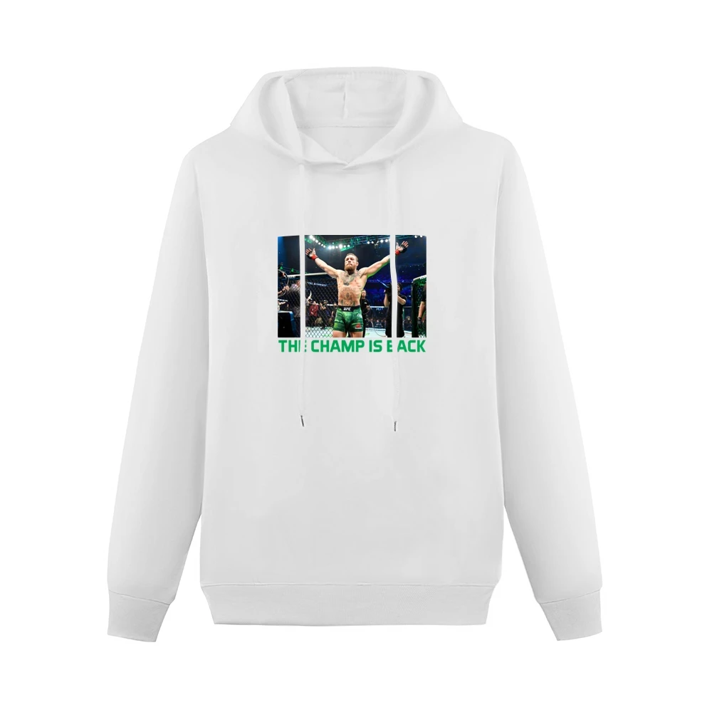 Conor Mcgregor The Champ Is Back Ufc 246 Mma Fight Fan Men Hoodie Without Pocket