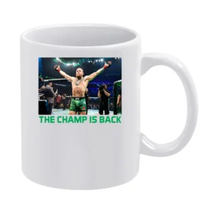 Conor Mcgregor The Champ Is Back Ufc 246 Mma Fight Fan White Mug