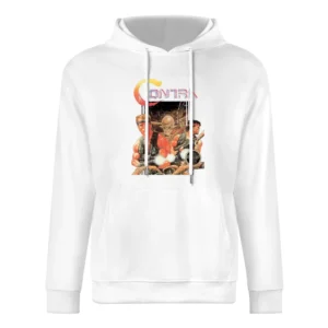 Contra Nes Nintendo Konami Old School Retro Video Game Fan Distressed European Size Men Hoodie