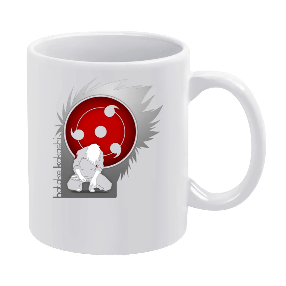 Copy Ninja hatake Kakashi the sharingan Naruto Shippuden anime manga T White Mug