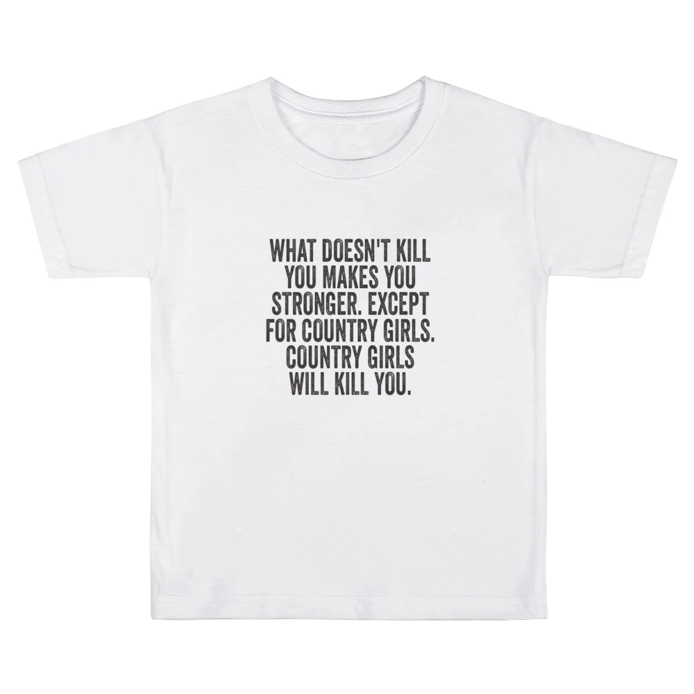 Country Girls Tshirt Kids Boys Girls T-Shirt