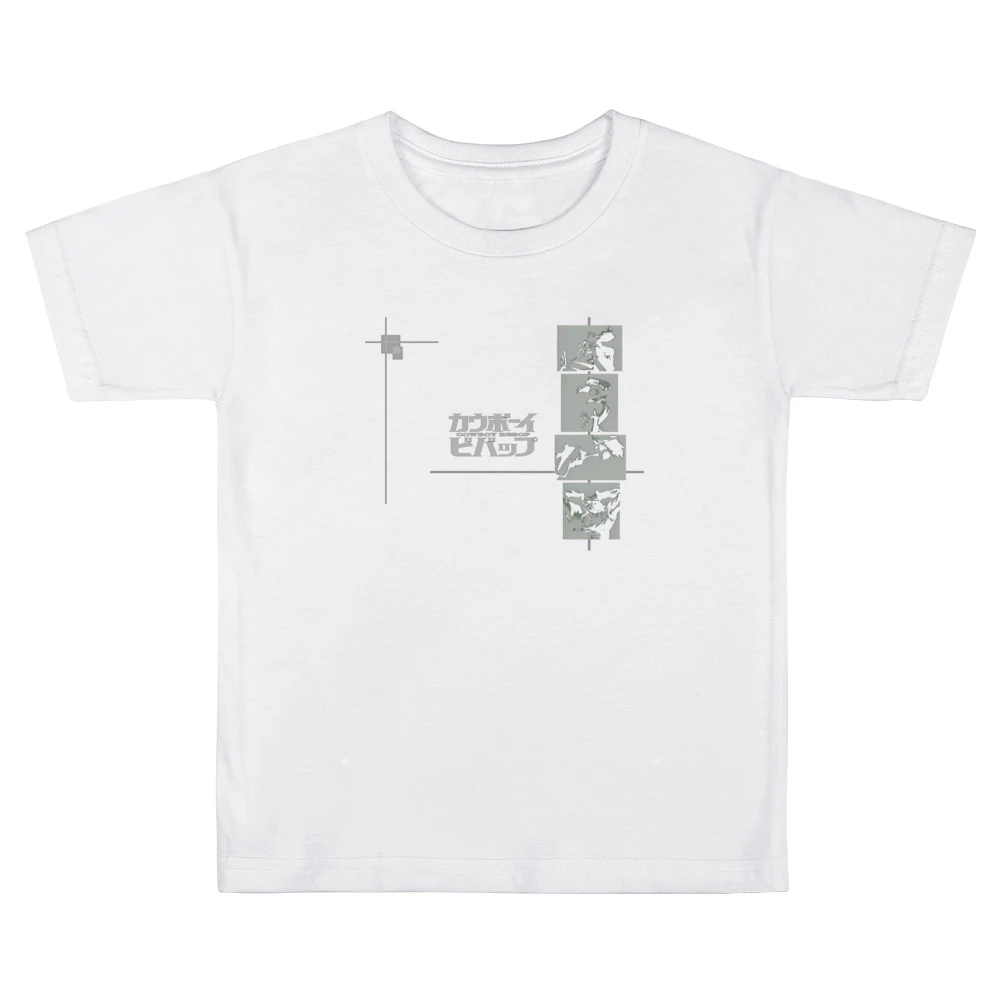 Cowboy Bebop space ship crew bounty hunter Spike faye Radical Ed Jet a Kids Boys Girls T-Shirt