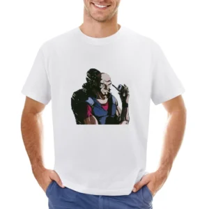 Cowboy bebop bounty hunter Jet Black smoking Asian Size Men T-Shirt