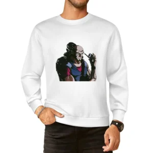 Cowboy bebop bounty hunter Jet Black smoking European Size Pullover Sweater