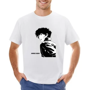 Cowboy bebop bounty hunter Spike spiegel Asian Size Men T-Shirt