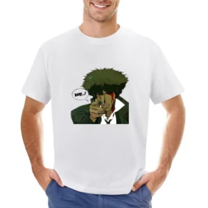 Cowboy bebop bounty hunter Spike spiegel Bang ! Asian Size Men T-Shirt