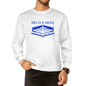 Crystal Castles Video Game Retro 80s European Size Pullover Sweater