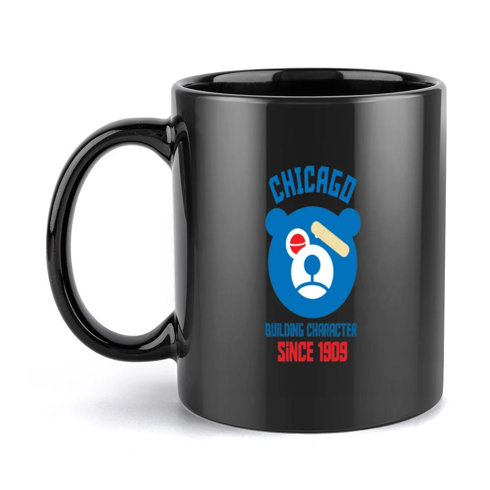 Cubs Building Character Tshirt Black Mug