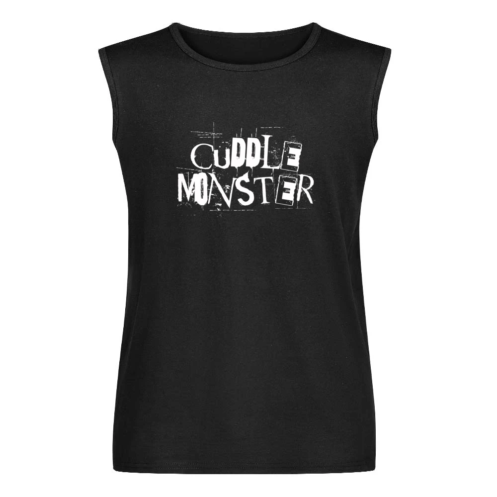 Cuddle Monster Fun Grunge Graphic Men Sleeveless T-Shirt