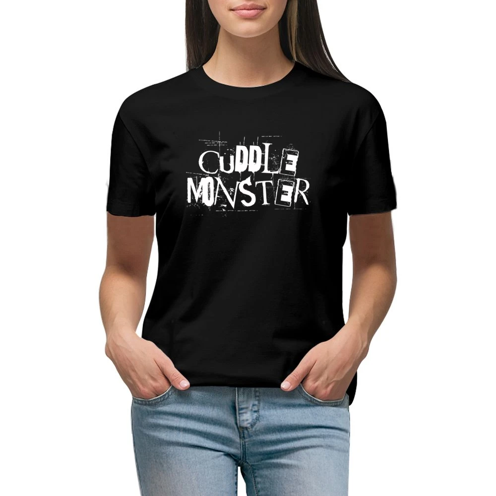 Cuddle Monster Fun Grunge Graphic Premium Women Ladies T-shirt