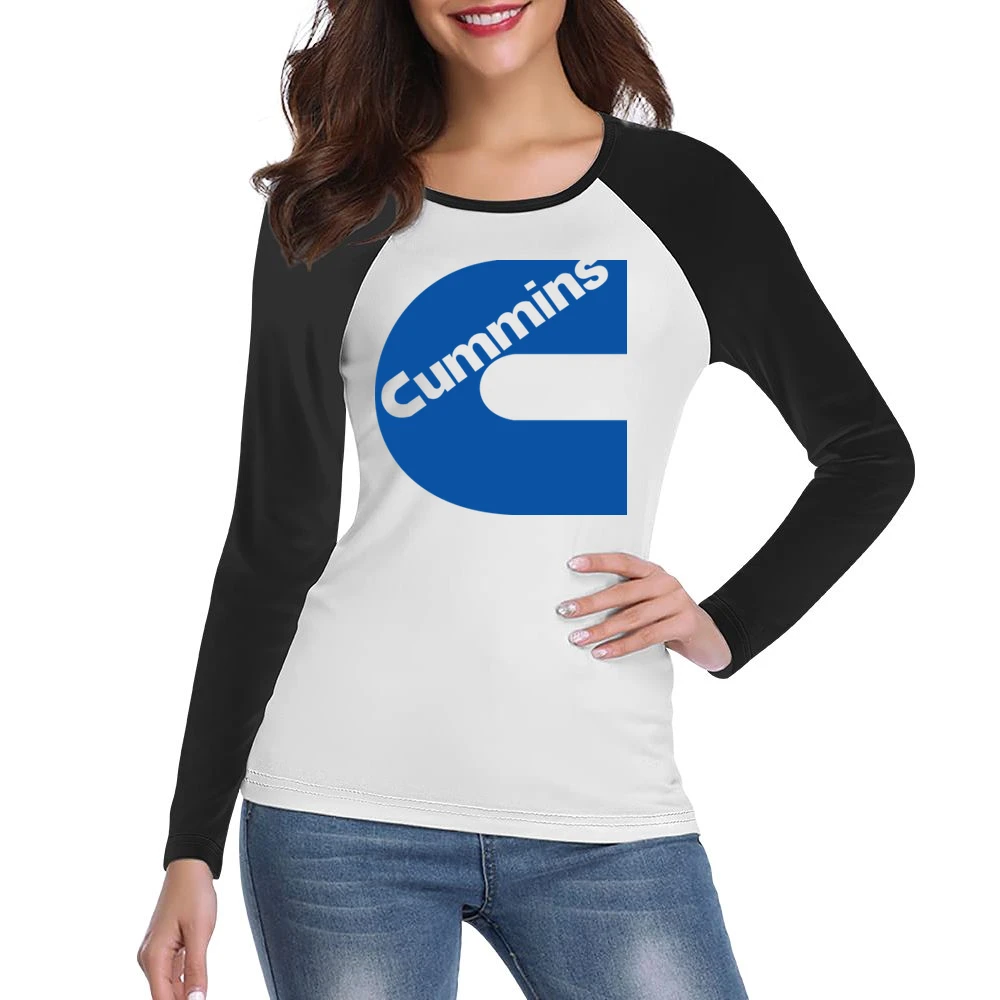 Cummins Motor Dodge Auto Women Ladies Long Sleeve T-Shirt