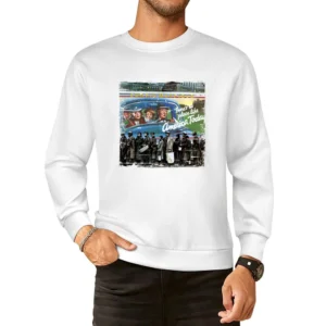 Curtis Mayfield Theres No Place Like America Today Album Cover Distres European Size Pullover Sweater