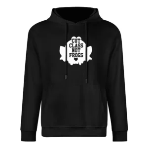 Cut Class Not Frogs Funny Science Nerd Geek School Fun European Size Men Hoodie
