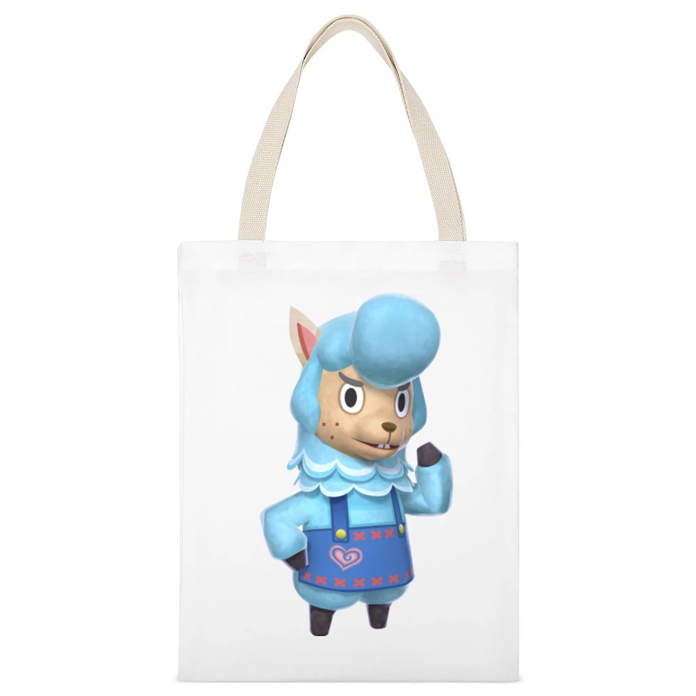 Cyrus From Animal Crossing Nintendo Character Video Game White Canvas Tote Shopping Bag