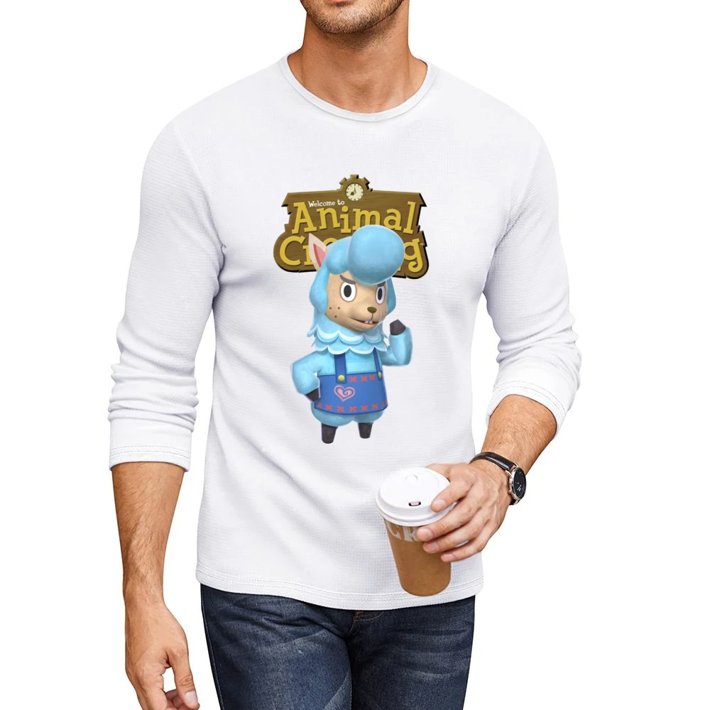 Cyrus From Animal Crossing Nintendo Video Game Fan Men CrewNeck Long Sleeve T-Shirt