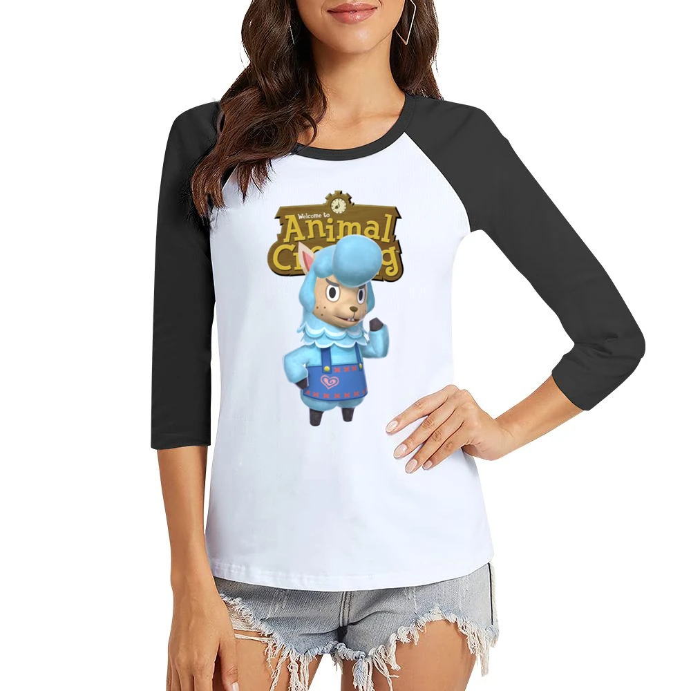 Cyrus From Animal Crossing Nintendo Video Game Fan Women Ladies 3-4 Sleeve T-Shirt