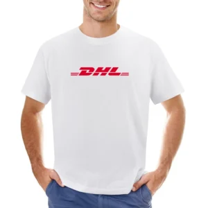 DHL Popular Graphic Logo Tee Shirt Asian Size Men T-Shirt