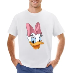 Daisy Duck Fun Popular Vintage Disney Cartoon Character Graphic T Shir Asian Size Men T-Shirt