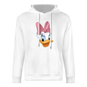 Daisy Duck Fun Popular Vintage Disney Cartoon Character Graphic T Shir European Size Men Hoodie