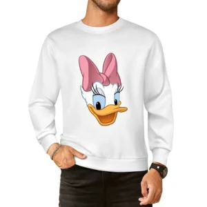 Daisy Duck Fun Popular Vintage Disney Cartoon Character Graphic T Shir European Size Pullover Sweater