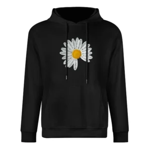 Daisy He Loves Me Cute Graphic Tee Shirt European Size Men Hoodie