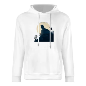 Dark Knight The legend End Batman bat over the moon shadow European Size Men Hoodie