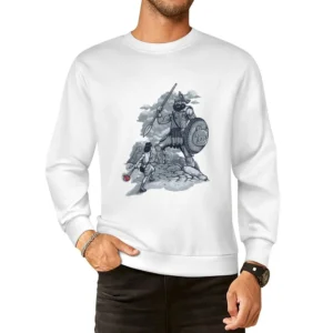 David versus Goliath Angry birds edition funny parody European Size Pullover Sweater