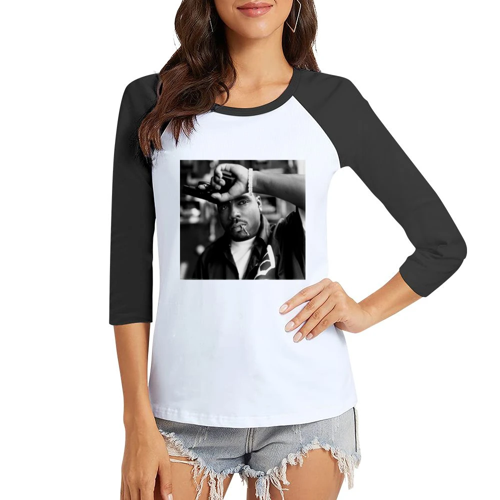 Daz Dillinger Women Ladies 3-4 Sleeve T-Shirt