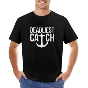 Deadliest Catch Fun Popular Graphic TV Show Fishing Asian Size Men T-Shirt