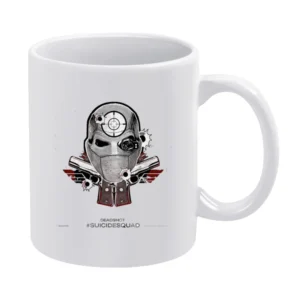 Deadshot Suicide Squad Tshirt White Mug