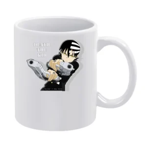 Death The Kid dtk Soul eater manga games White Mug