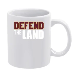 Defend The Land Black Out Cleveland Cavs Ohio Basketball Graphic Fan T White Mug