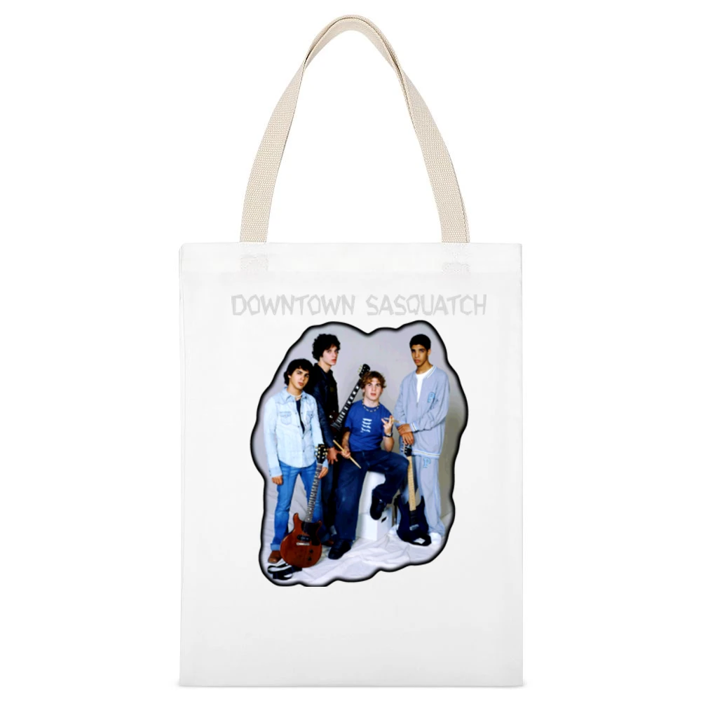 Degrassi Downtown Sasquatch White Canvas Tote Shopping Bag