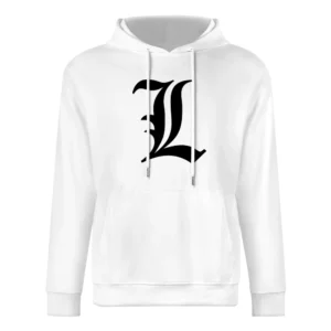 Detective L Death Note manga European Size Men Hoodie