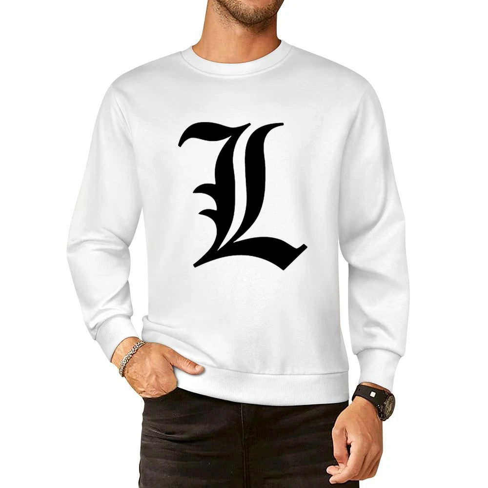 Detective L Death Note manga European Size Pullover Sweater
