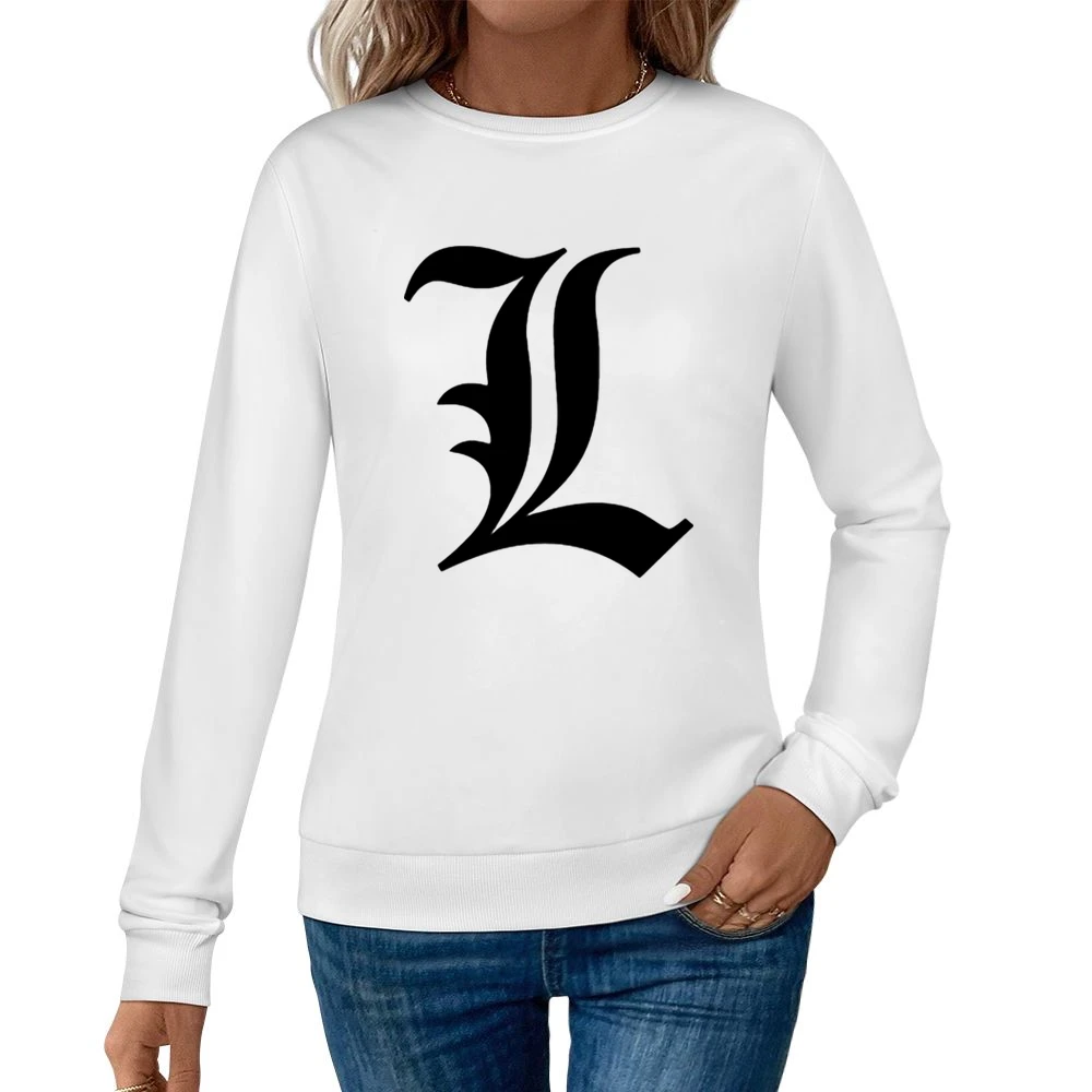 Detective L Death Note manga Women Pullover Sweatshirt