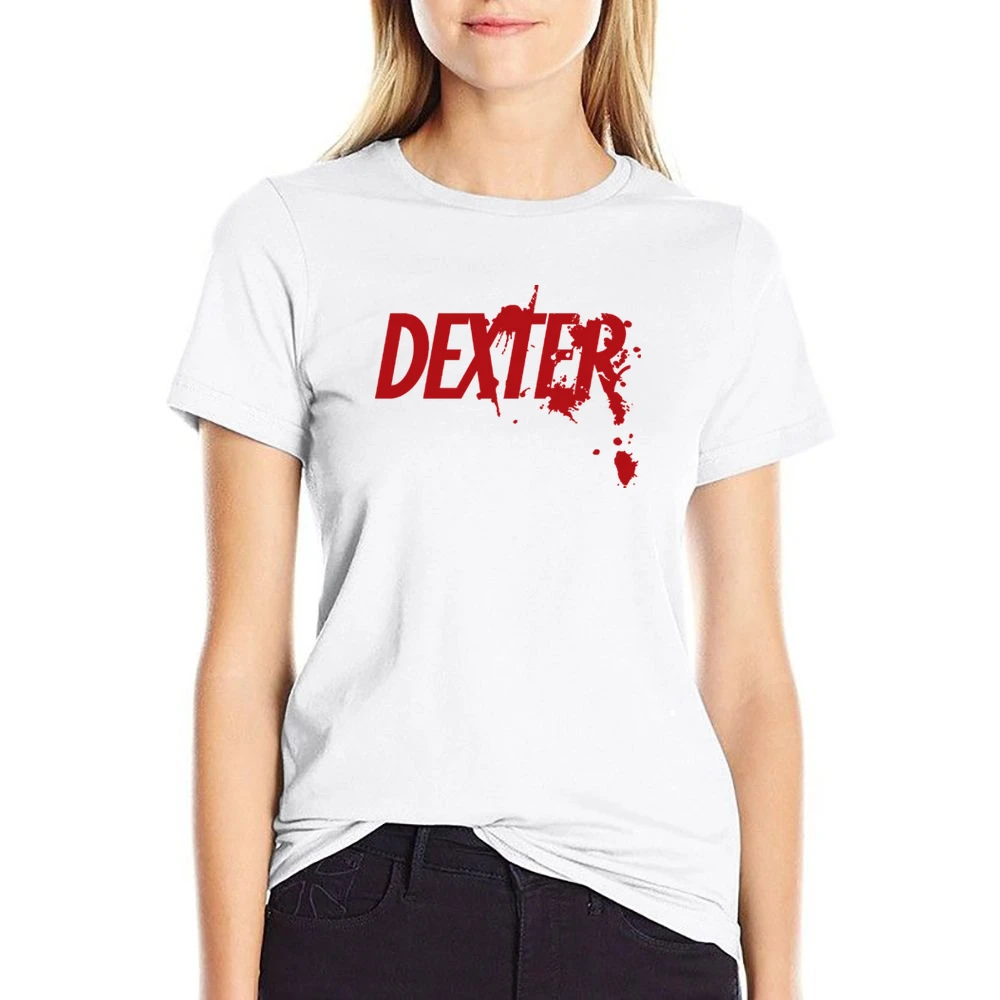 Dexter Morgan Tv Series US Size Women Ladies T-shirt