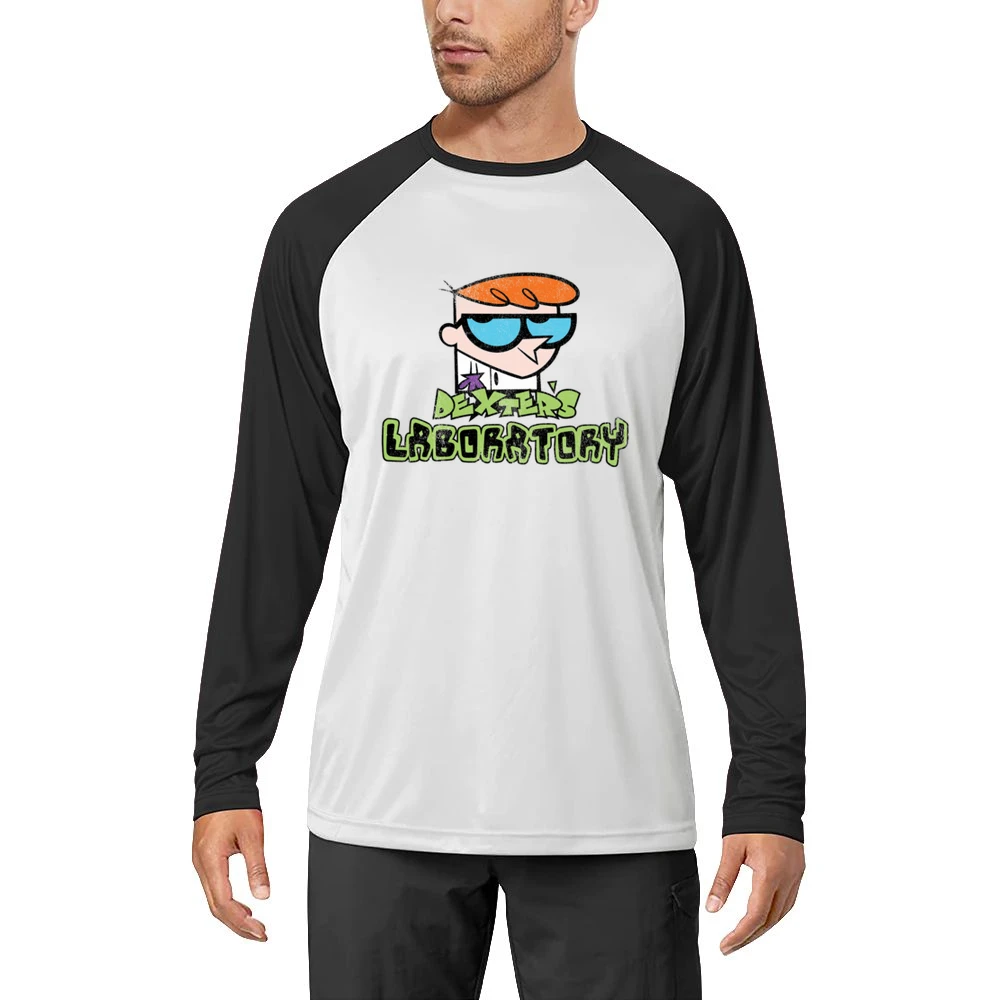Dexters Laboratory Fun Cool Vintage Style Distressed Look Retro Tv Sho Men Long Sleeve T-Shirt