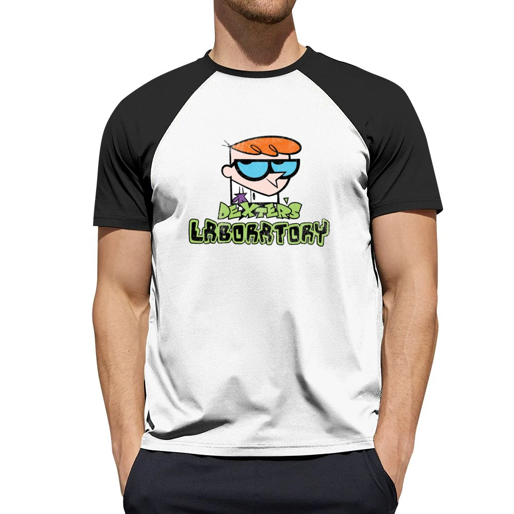 Dexters Laboratory Fun Cool Vintage Style Distressed Look Retro Tv Sho Men Short Sleeve T-Shirt