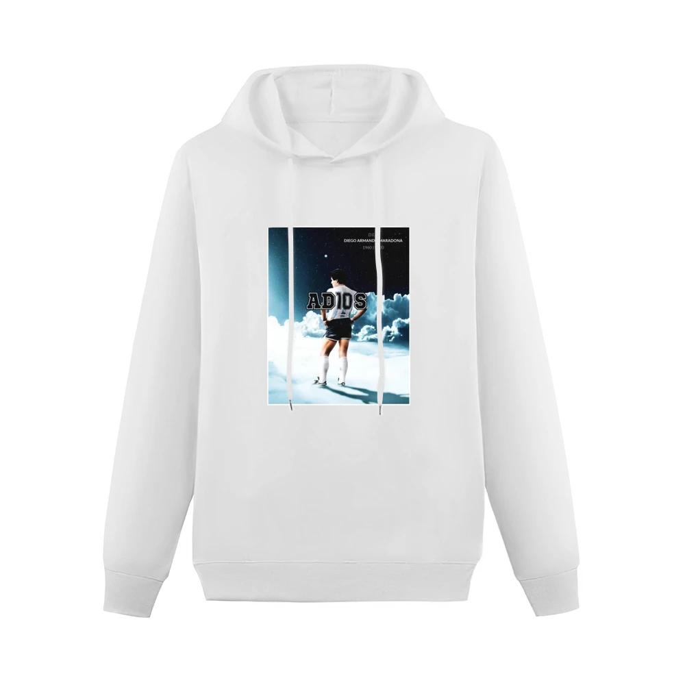 Diego Maradona Rip Adios Tribute Argentina Soccer Legend Light Blue T Men Hoodie Without Pocket