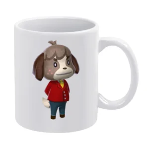 Digby From Animal Crossing Nintendo Character Video Game White Mug