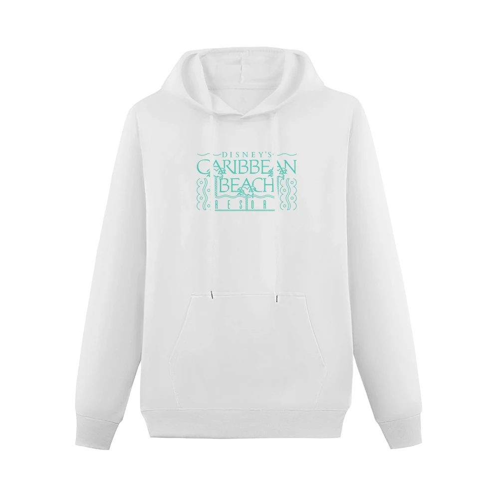 Disney's Caribbean Beach Resort Fun Vintage Cool Graphic Retro Tee Shi Men Hoodie With Pocket