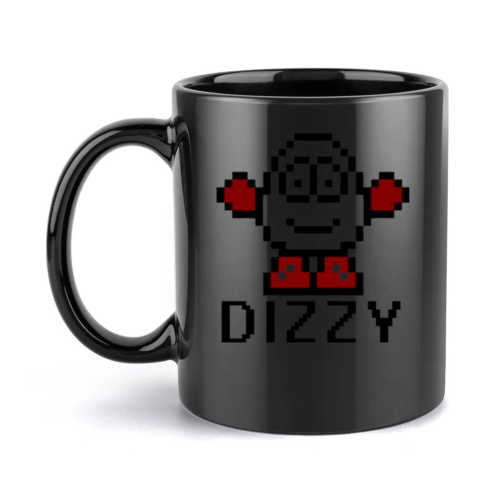Dizzy Retro Video Game 80s Black Mug