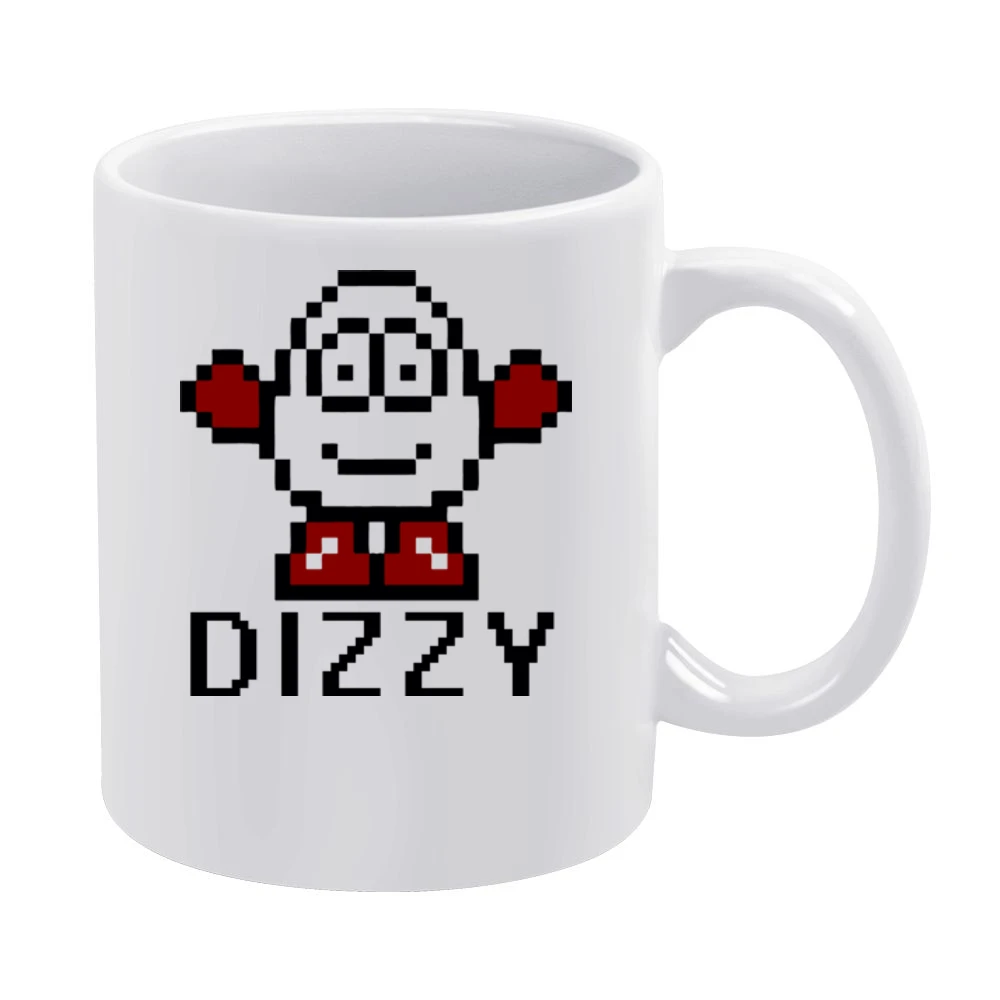 Dizzy Retro Video Game 80s White Mug