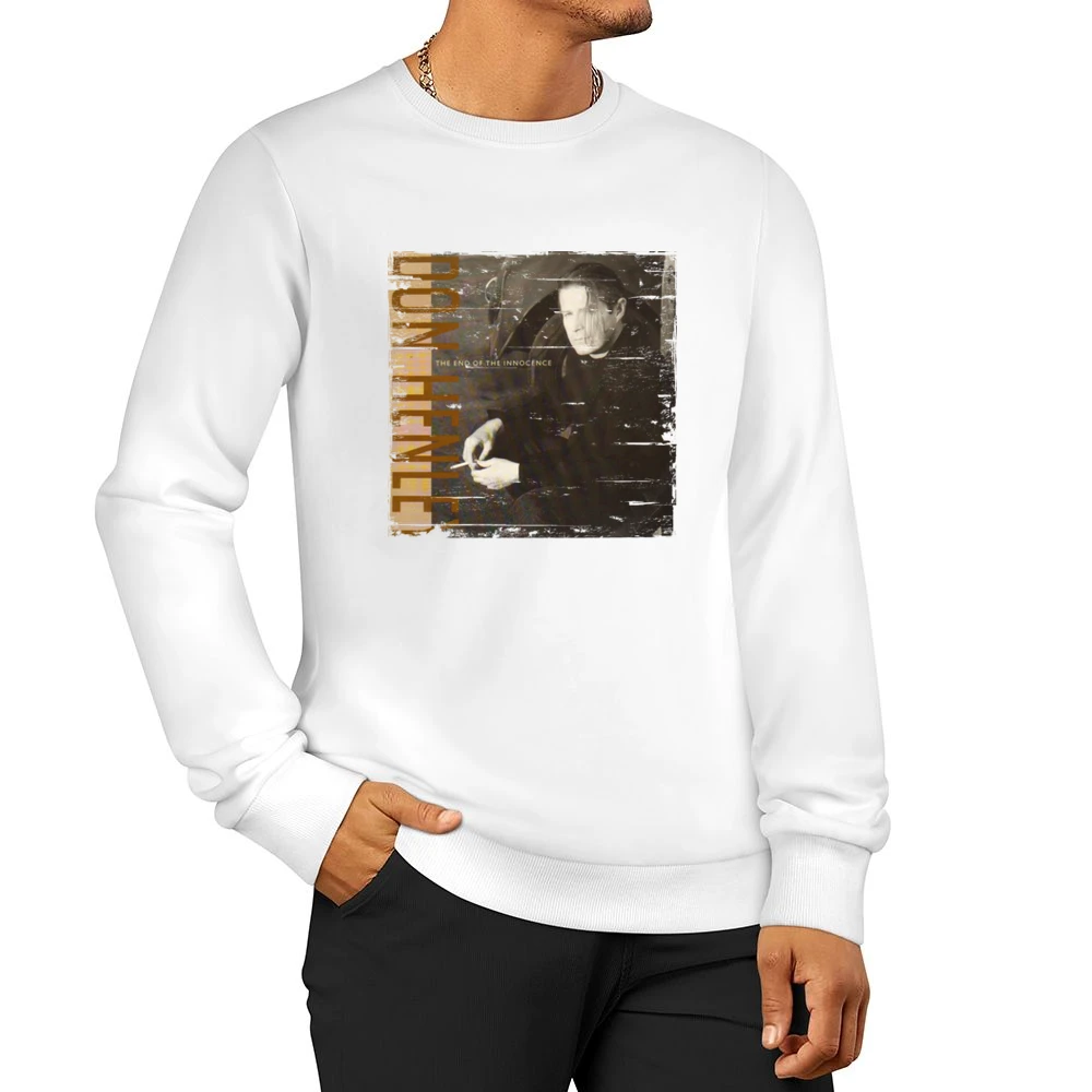 Don Henley The End Of Innocence Album Cover Distressed Image Men Pullover Sweatshirt