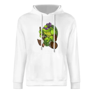 Donatello Teenage Mutant Ninja Turtles white T-Shirt All Size img02 Do European Size Men Hoodie