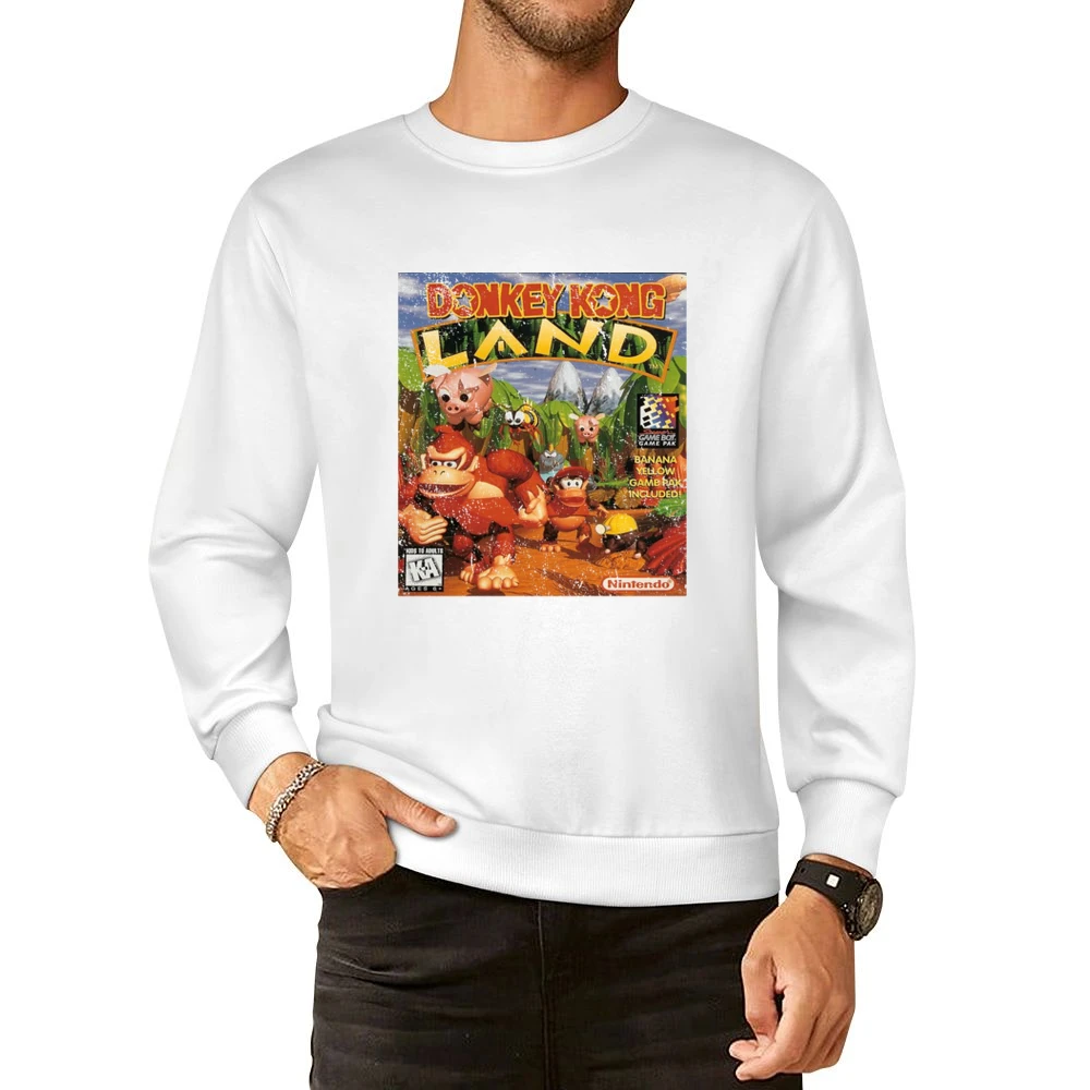 Donkey Kong Land Game Boy Nintendo Old School Retro Video Game Fan Dis European Size Pullover Sweater