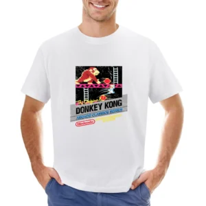 Donkey Kong Nes Nintendo Old School Retro Video Game Fan Distressed T Asian Size Men T-Shirt