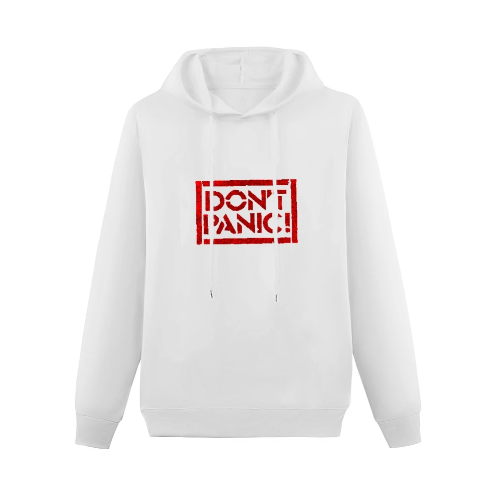 Don't Panic Men Hoodie Without Pocket