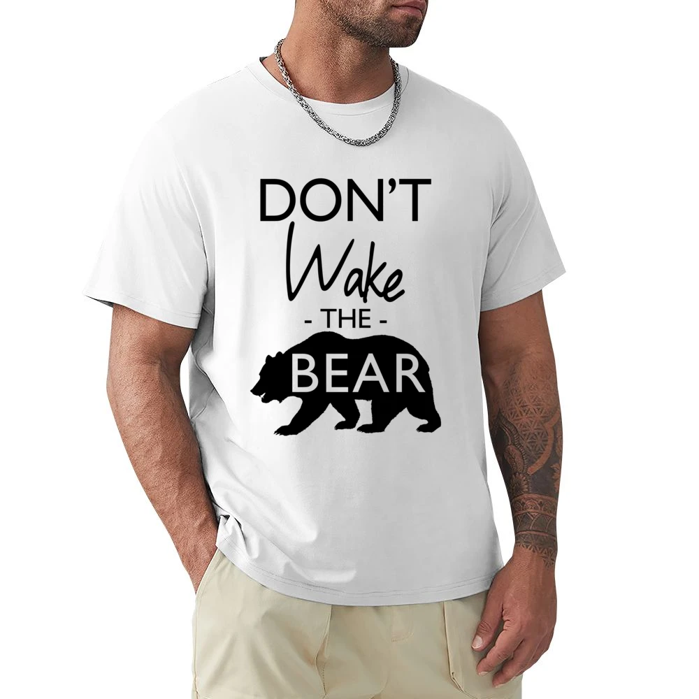 Dont Wake The Bear Funny Sleep Lover Graphic Premium Men T-shirt